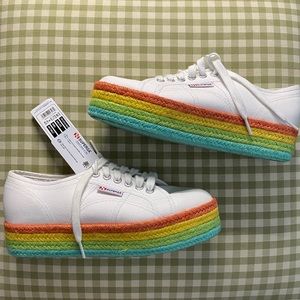 SUPERGA Rainbow espadrille sneakers